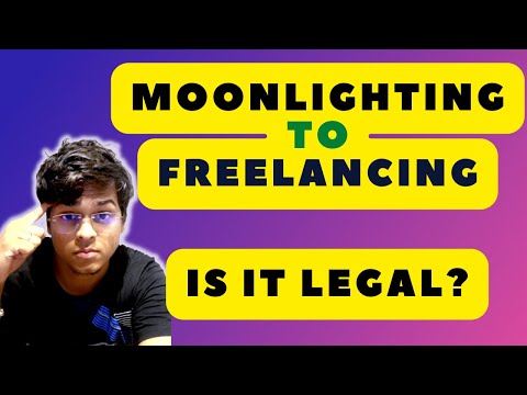 YouTube video about How to start freelancing (or moonlighting)
