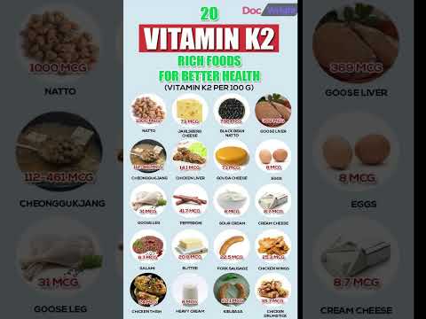 Food that rich in Vitamin K2 #healthyfood