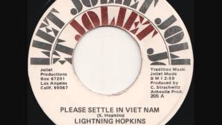 Lightnin' Hopkins - Please Settle in Vietnam