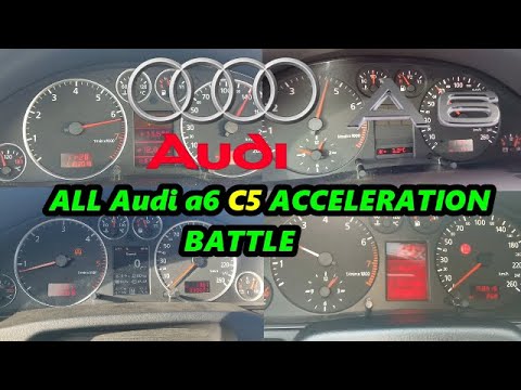 ALL AUDI A6 C5 1.8T 1.9TDI 2.4V6 2.7 2.8i 3.0i 4.2l 2.5tdi ACCELERATION BATTLE e commerce