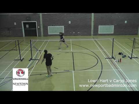 Cwmbran Vauxhall Senior Gold badminton tournament - Ladies Singles Semi Final
