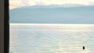 preview picture of video 'The Ohrid Lake in a Cold Day Macedonia,Ohrid'