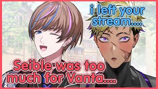 Vanta felt uncomfortable when Seible kept asking questions【NIJISANJI EN | Seible】