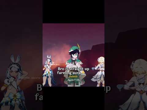 You know it's real when Venti gets serious #genshinimpact #genshin #venti #bennett #explore #fyp