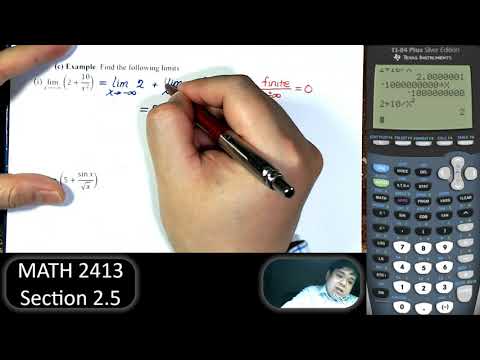 Calculus 1 - Section 2.5