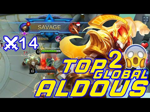 Aldous SAVAGE by Shizu Gaming ~ 1 VS 5 Easy Savage - Top Global Aldous - Mobile Legends