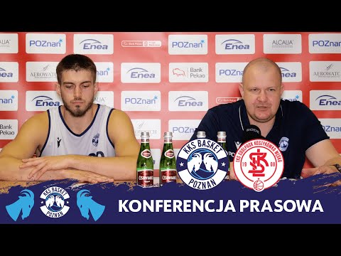 KONFERENCJA | Enea Basket Poznań – ŁKS Coolpack Łódź 85:90