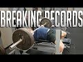 BREAKING MY HIGH SCHOOL'S LIFTING RECORDS | Quick Ab Workout Routine