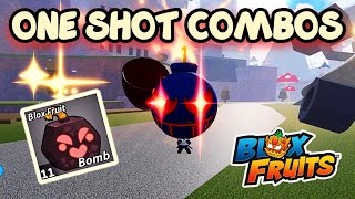 Bomb Fruit Rework BEST one shot combos Blox Fruits!