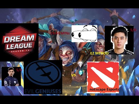 [DOTA 2] HIGHLIGHT EG VS noEscape ABED MEPOO PRO GAME DREAMLEAGUE SEASON 13 EZ 14mins