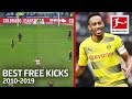 Top 10 Best Free Kicks of The Decade 2010-2019 - Aubameyang, Alaba, Calhanoglu & More