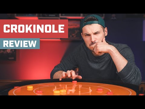 Crokinole Review & Playtrough - Best Flicking Game EVER!?!?!