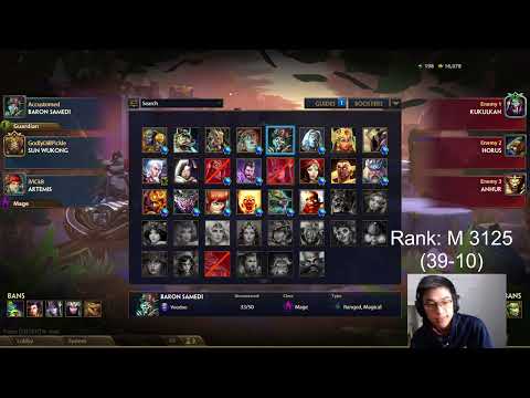 34. Ranked Joust Solo Queue to GM - Hybrid Baron Samedi is Just Too Good