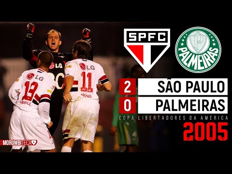 São Paulo 2x0 Palmeiras - 2005 - COM UM A MENOS, TRICOLOR VENCE E SE CLASSIFICA NA LIBERTADORES!!🏆