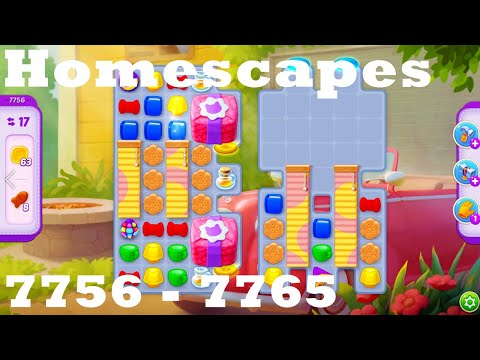 Homescapes Level 7756 - 7765 HD Walkthrough | 3 - match game | gameplay | android | ios | pc | app