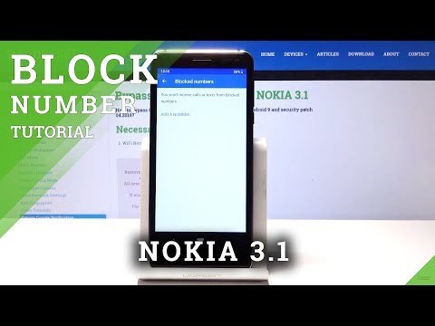How to Block Contact in NOKIA 3.1 - Block Calls & Texts