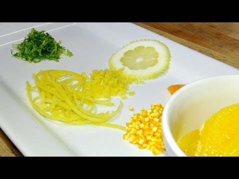 How to Zest Citrus Fruits