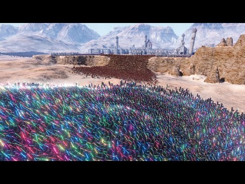 JEDI ARMY LAY SIEGE TO SPARTA - UEBS - Ultimate Epic Battle Simulator