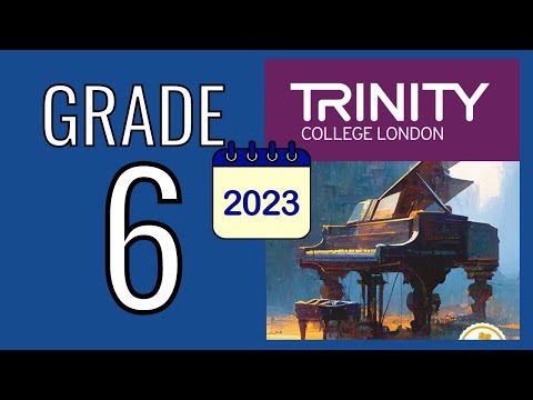 TRINITY Grade 6 Piano 2023 - Piano Exam Pieces from 2023