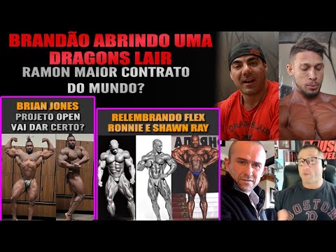Canal Muscular Development comenta sobre Brandão e Ramon + Ronnie Coleman, Shawn ray e Flex Wheeler