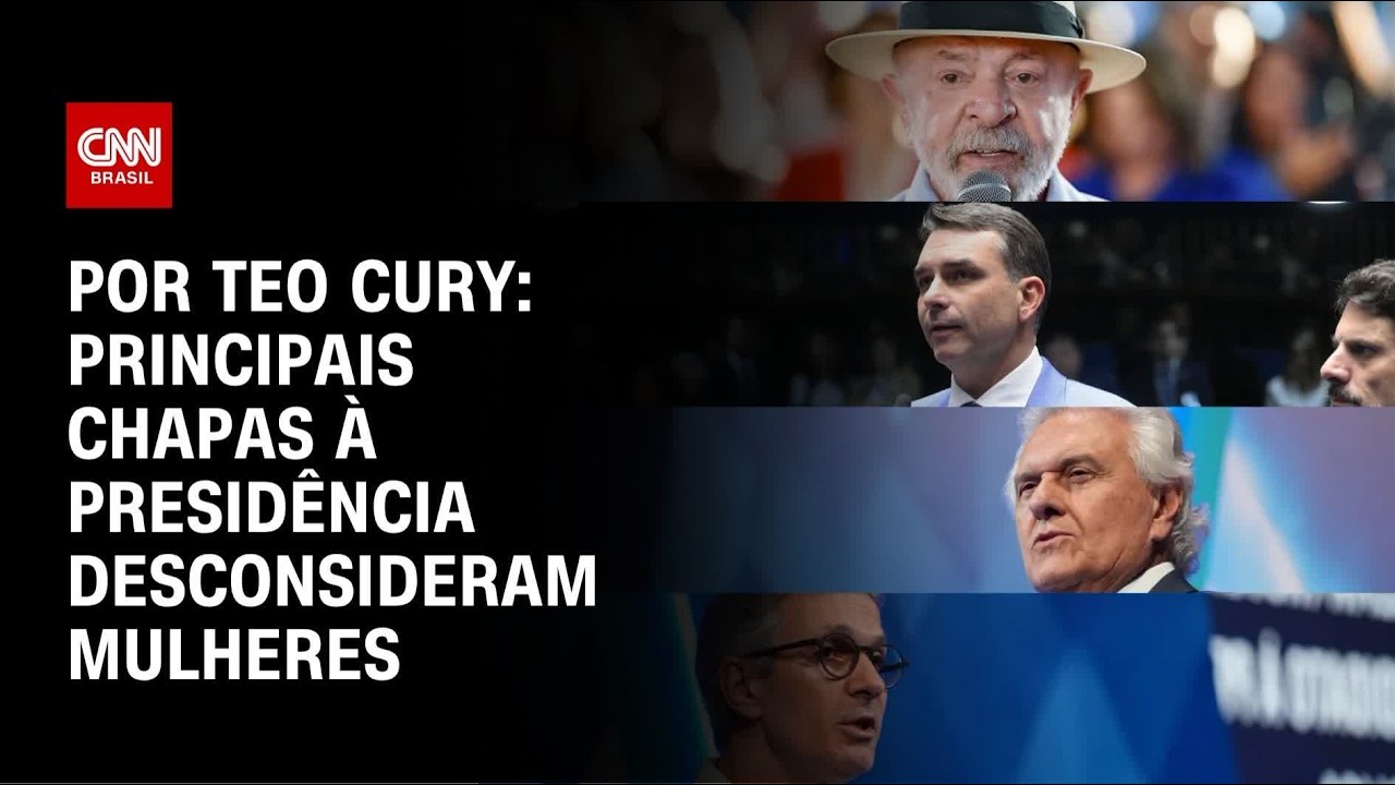 Cinco principais chapas à presidência desconsideram mulheres | LIVE CNN
