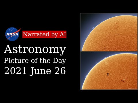 APOD: 2021-06-26 - Pixels in the Sun (Narrated by Emma)