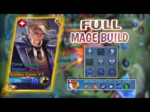 NATAN FULL MAGE BUILD IS BROKEN | NEW META | Must Try This Build ! | MLBB