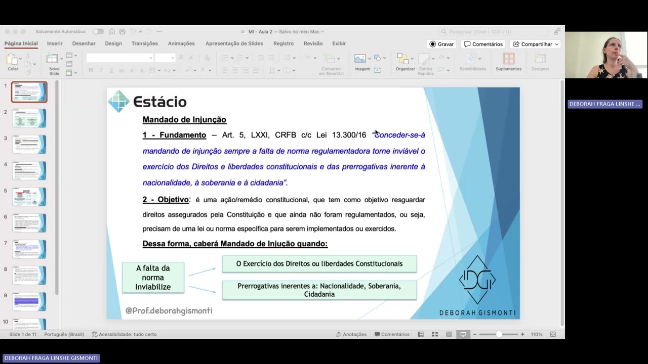 EP4 - 3 Trilha de Aprendizagem   EP4   Mandado de injunção