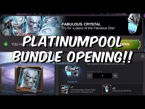 Platinumpool Bundle Has Arrived!!! - Full Bundle Crystal Opening! - Marvel Contest of Champions