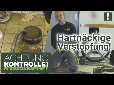 "Och nee!" Toilettenverstopfung ist HARTNÄCKIGER, als gedacht! | Achtung Kontrolle