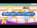 [Subject] What's your favorite subject? - Easy Dialogue - Role Play