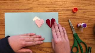 D.I.Y. How to Make a Valentines Day Card