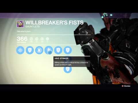 Destiny titan full crota's end raid gear