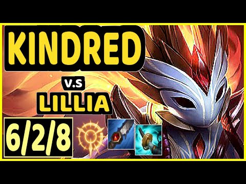 YAMPI (KINDRED) vs LILLIA - 6/2/8 KDA JUNGLE GAMEPLAY - BR Ranked GRANDMASTER