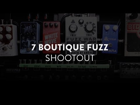 7 Top Fuzz Pedal Shootout part#1: EQD, Old Blood, EHX, Caroline, Zvex, DBA, Frana