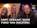Andy geraakt door felicitatie van dochters uit Italië: 'Dit is het mooiste wat er is'