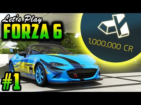 FORZA MOTORSPORT 6 LET'S PLAY: CAREER PART 1 - JACKPOT WHEELSPIN!!!