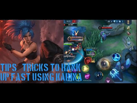HOW TO RANK UP FAST USING KARINA TIPS & TRICK
