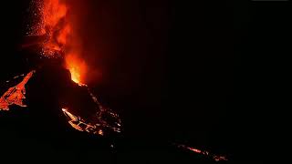 Cumbre Vieja, La Palma Western Flank Partial Collapses, Fissuring, Lava Rivers OCT. 25, 2021 Part 2