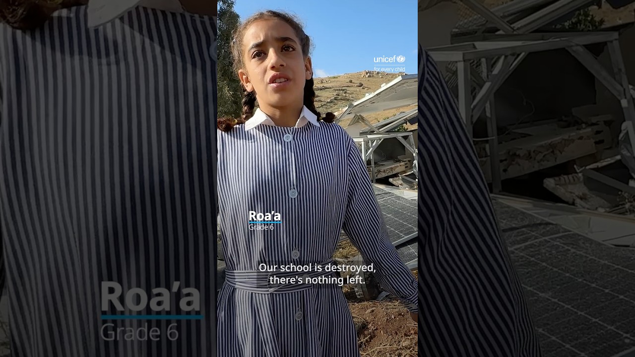 Watch and share the story of Roa'a, 12, West Bank, State of Palestine.