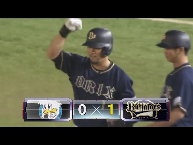 【1回表】バファローズ・中島 しぶとく運ぶ先制タイムリー!! 2017/8/30 M-Bs