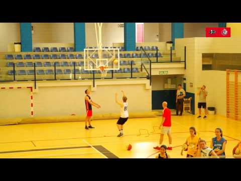 Jakub Giedronowicz First Training in Torrelodones Baloncesto June of 2015