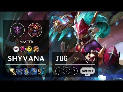 Shyvana Jungle vs Lee Sin - KR Master Patch 10.10