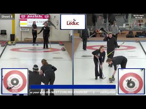Ocean Pletz vs. Tom Worth - Draw 10 - Curling Alberta Mixed Provincial Championship