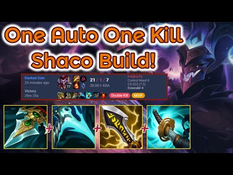 21 Kills Oneshot Shaco Build - S13 Ranked [League of Legends] Full Gameplay - Infernal Shaco
