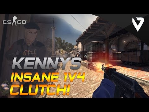 CS:GO - kennyS INSANE 1v4 CLUTCH!