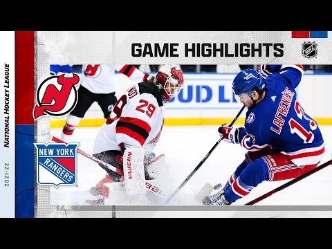 Devils @ Rangers 11/14/21 | NHL Highlights