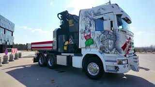 Scania R450 6×4 PALFINGER PK 53002 SH Crane Fly Jib 5t