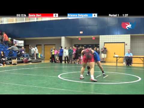 60 KG RR - Brieana Delgado (OKCU Gator) vs. Sonia Beri (Bearcat)