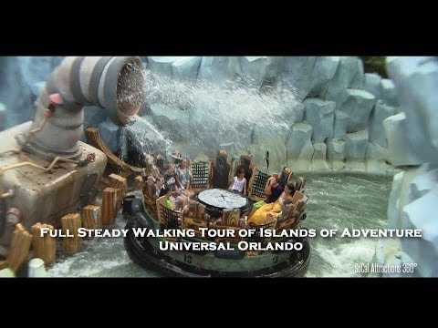 [HD] Full Complete Tour of Islands of Adventure - Universal Orlando, Florida